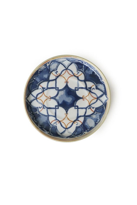 Hermia Juego de tazas de té de 12 piezas en azul marino, blanco y oro Hermia Juego de tazas de té de 12 piezas en azul marino, blanco y oro